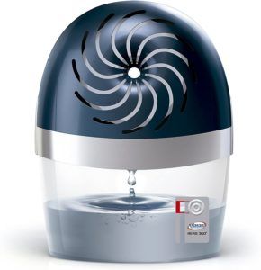 Ariasana Aero 360° convoglia l’umidità in eccesso e neutralizza i cattivi odori in ambienti fino a 20 m2.