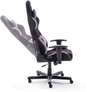 Dxracer Racer 5 è una sedia gaming in stile racing destinata al gaming ma anche all’ufficio.