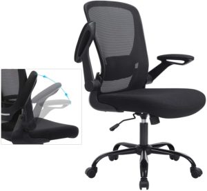SONGMICS OBN37BK è una sedia da ufficio ergonomica e girevole