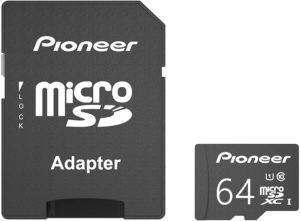 La particolarità della microSD Pioneer APS-MT1D-064 è sicuramente la doppia scheda.