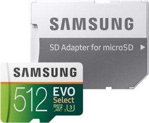 Il prezzo della micro SD Samsung Evo Select MB-ME512HA è più alto rispetto ad altre micro SD sul mercato