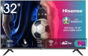 tv hisense con calcio