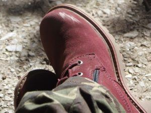 I migliori scarponi da caccia: scarponi rossi