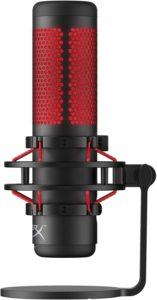 Microfono verticale per PC rosso e nero