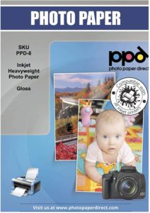 Confezione di carta fotografica del marchio PPD